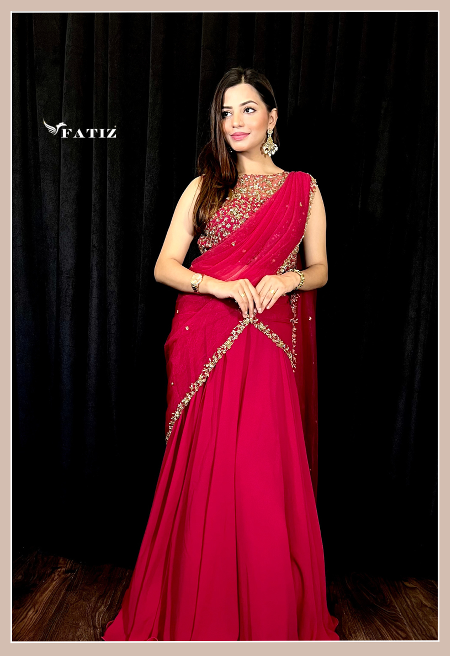 Scarlet Mini Lehenga