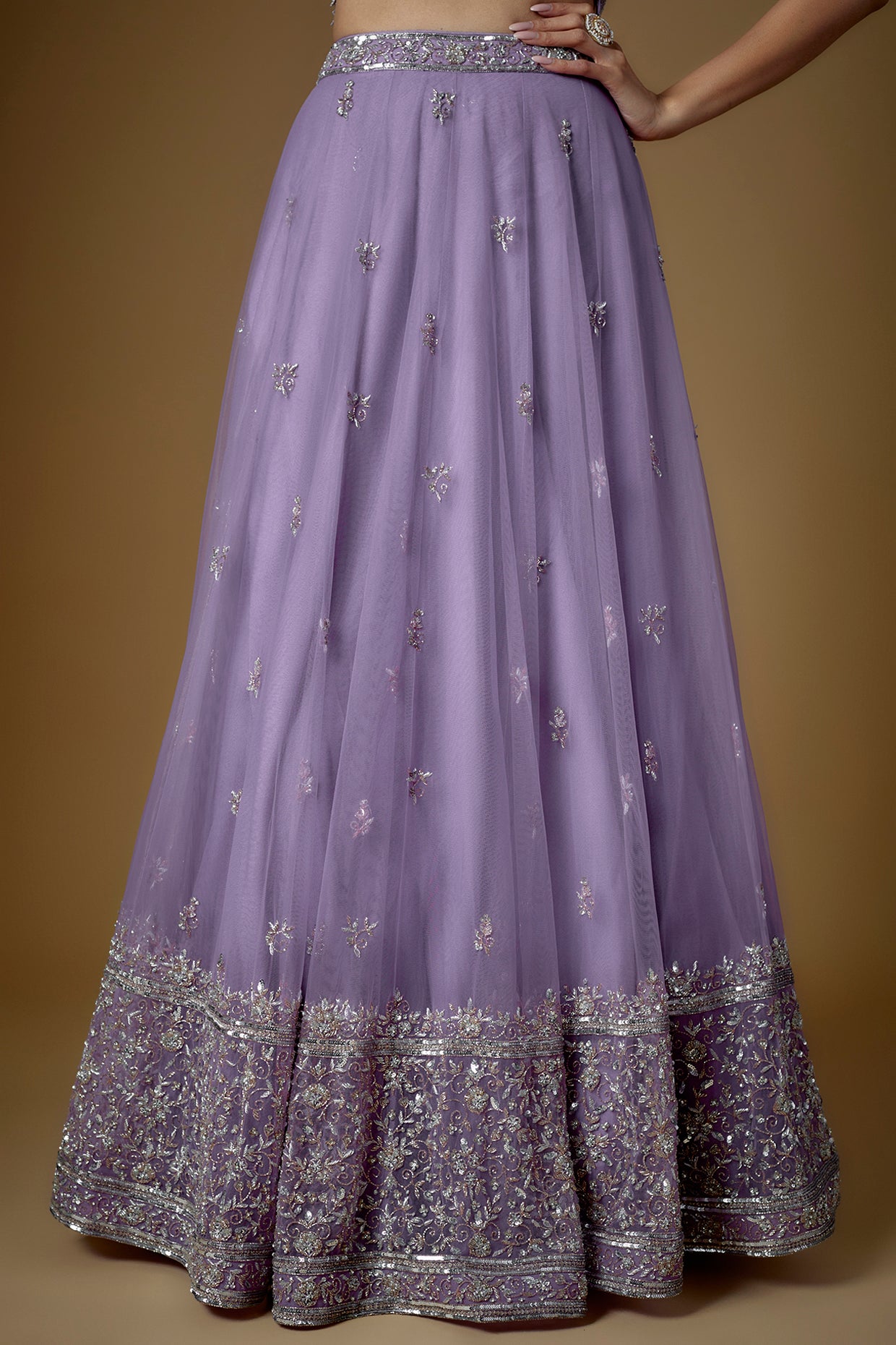 ROOYI LEHENGA - LAVENDER