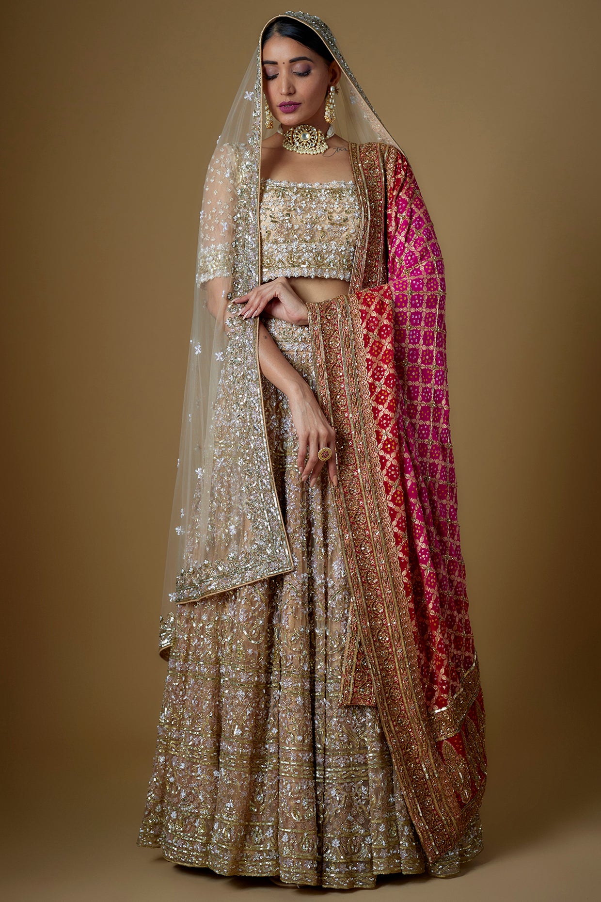 MILLIE HEAVY LEHENGA