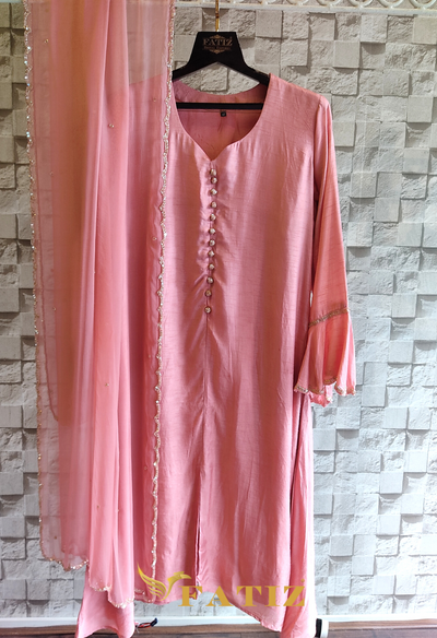 Hailey Suit - Coral Pink