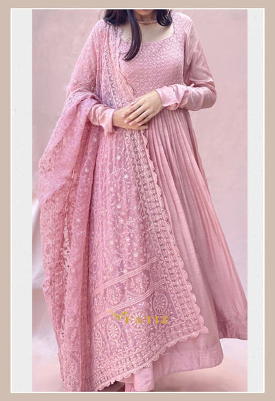 Gul Anarkali - Blush Pink