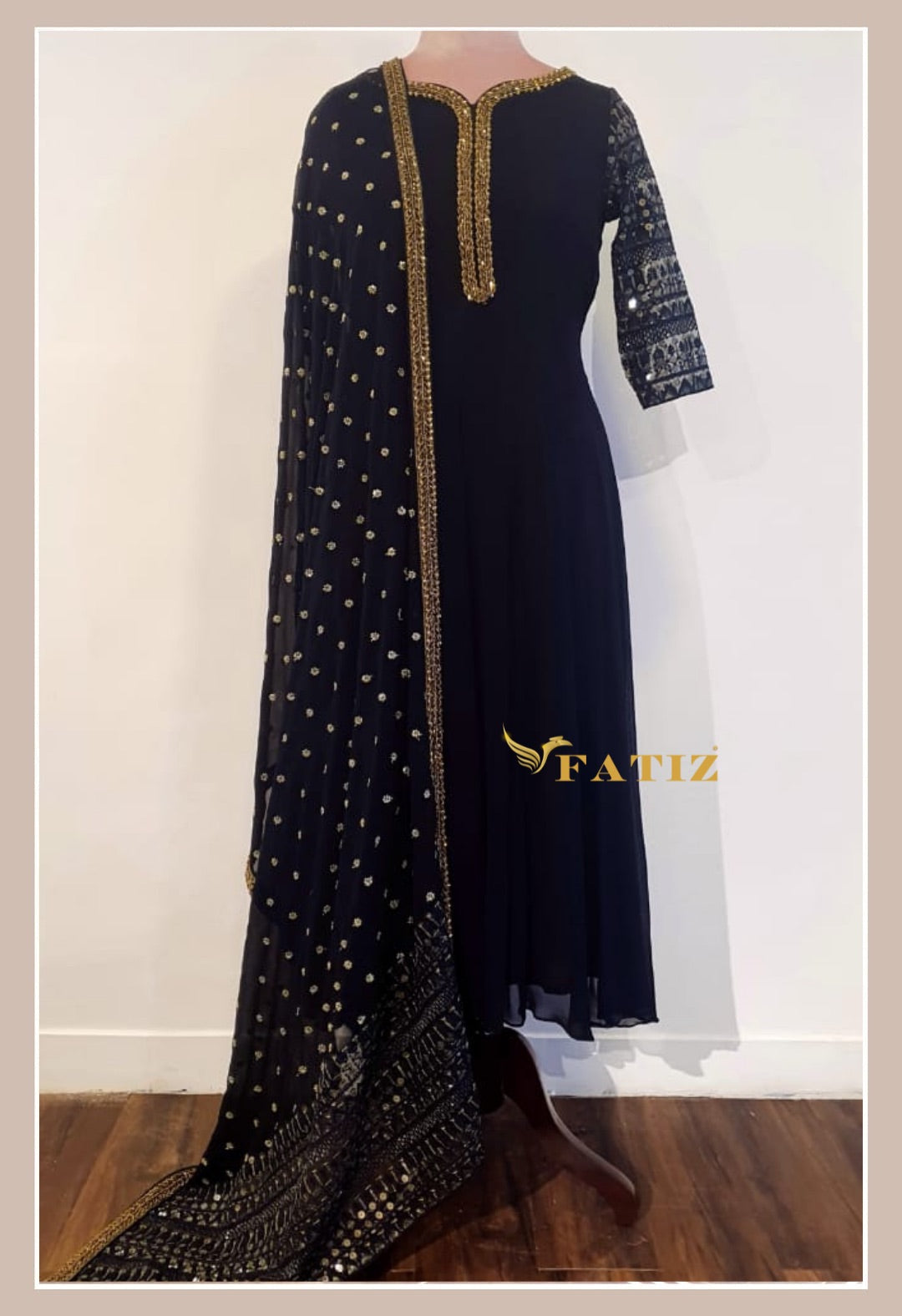 Meira - Black Anarkali Suit