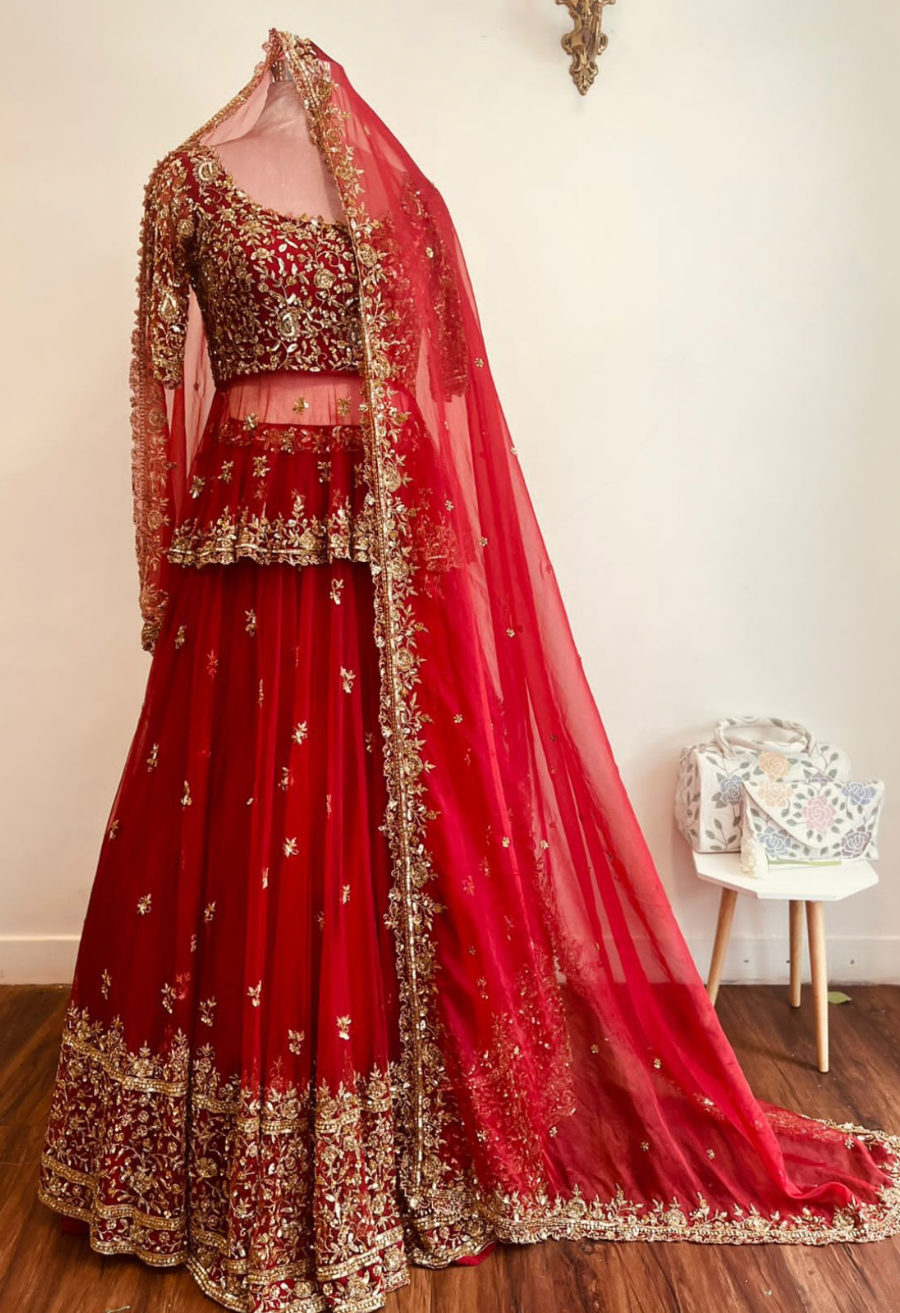 ROOYI PEPLUM LEHENGA