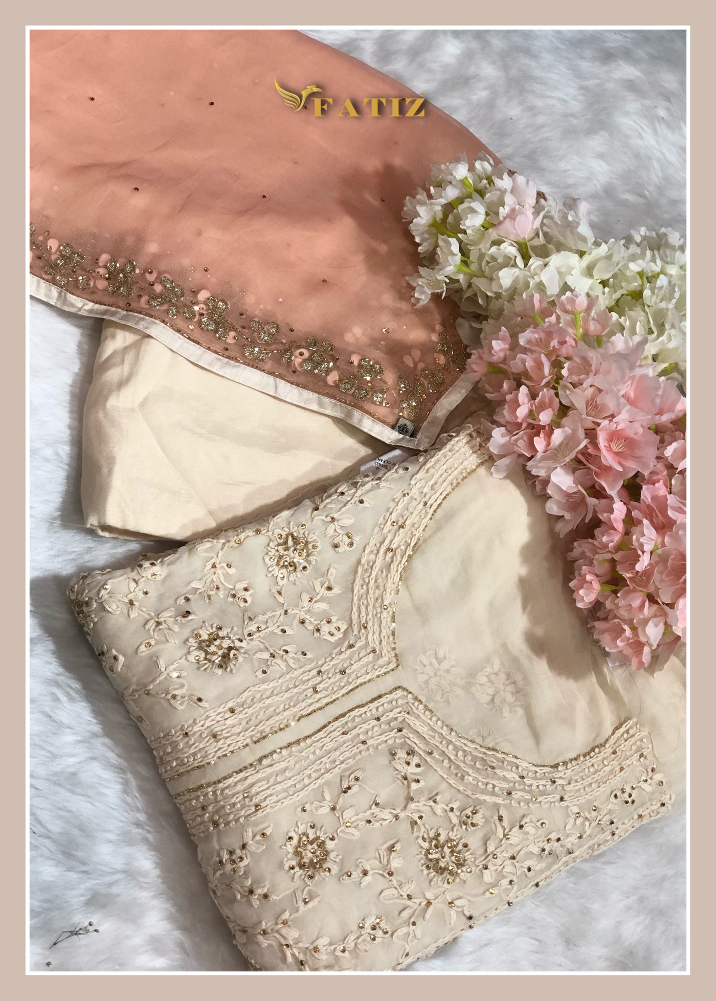 Alya Chikankari - Unstitched Material