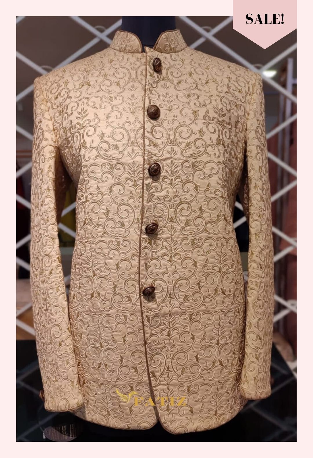 BEIGE BANDH GALA - SIZE 40