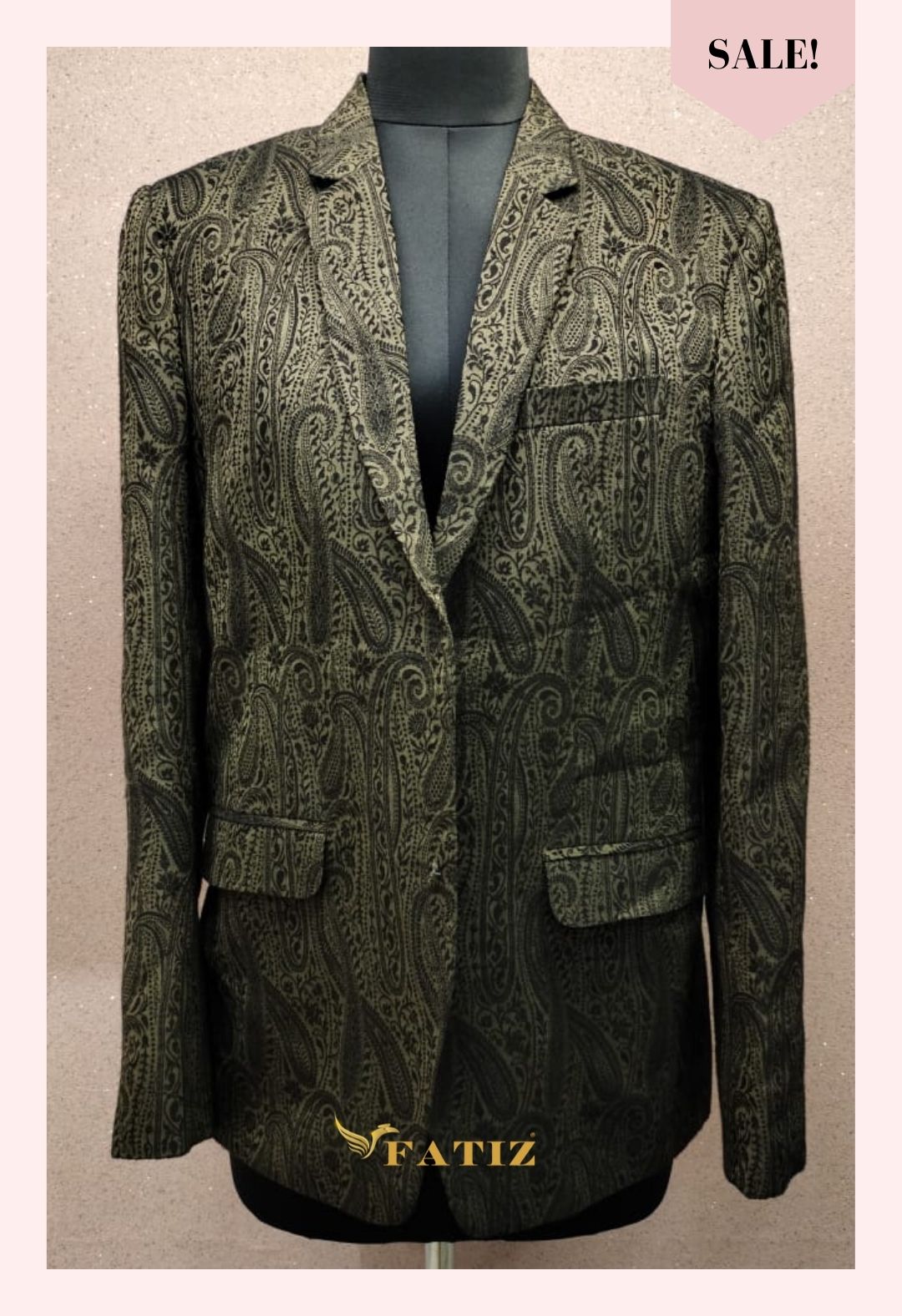 Paisley Coat- Size 40