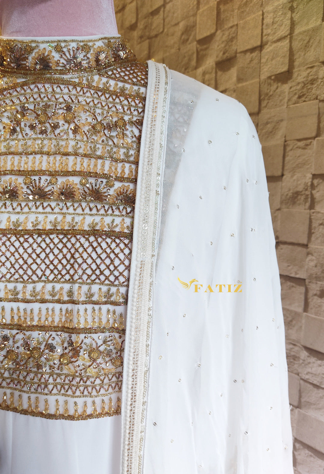 ZOYA ANARKALI - WHITE