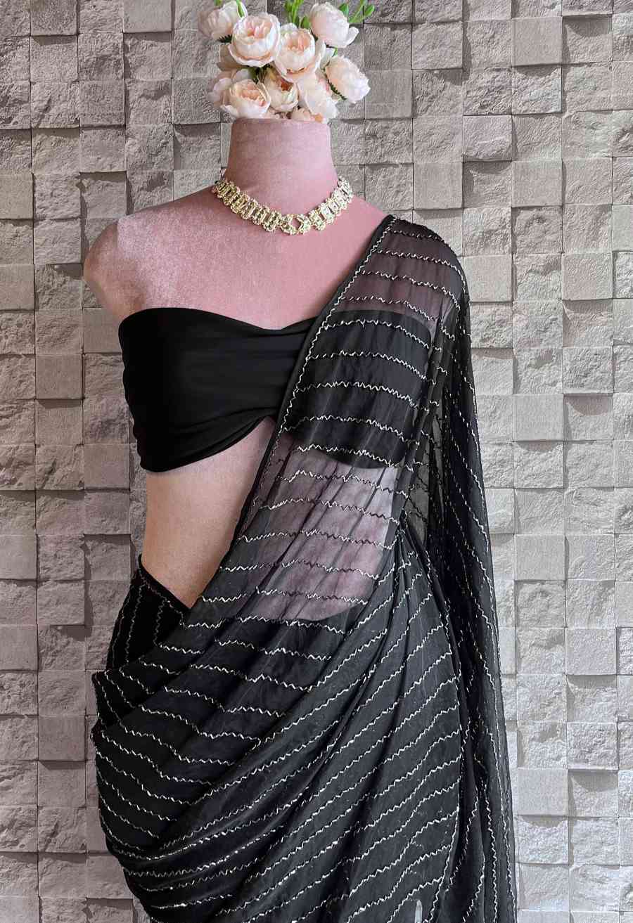 BLACK BERRY SAREE