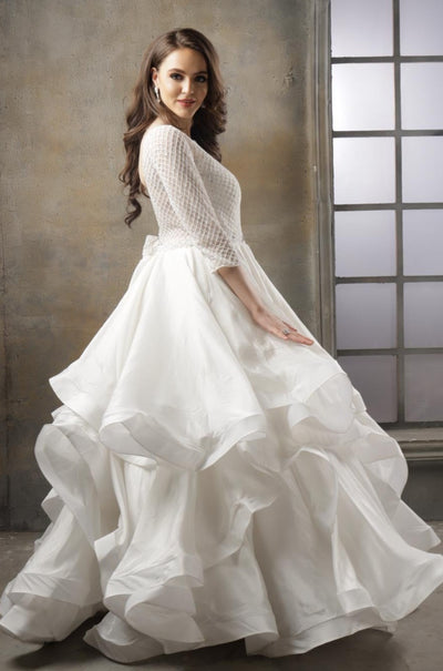 Golika - Pearl white gown