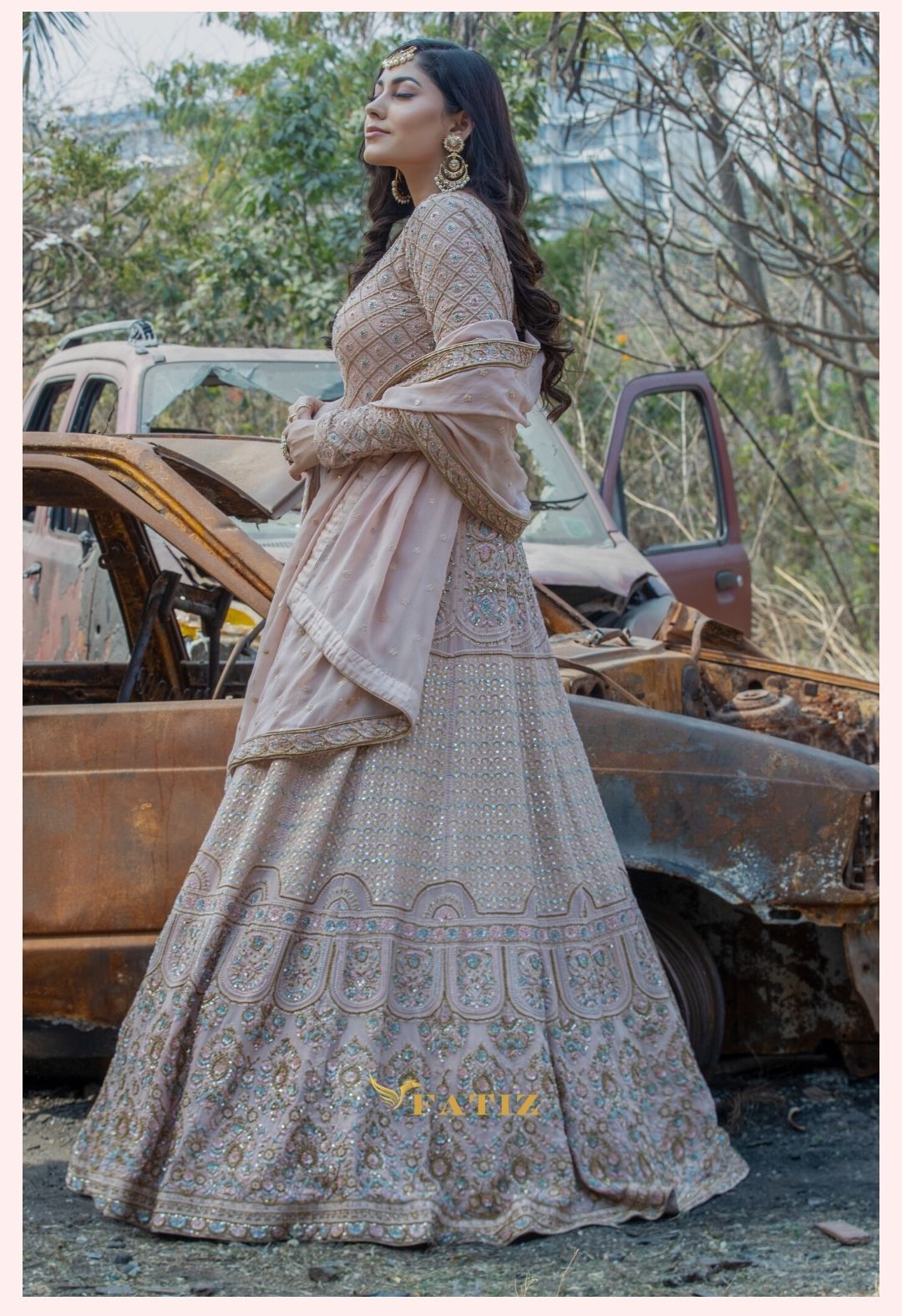 ZOYA- Chikankari Gown