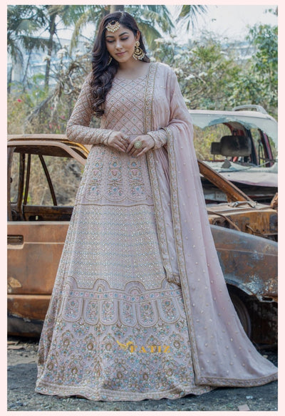 ZOYA- Chikankari Gown