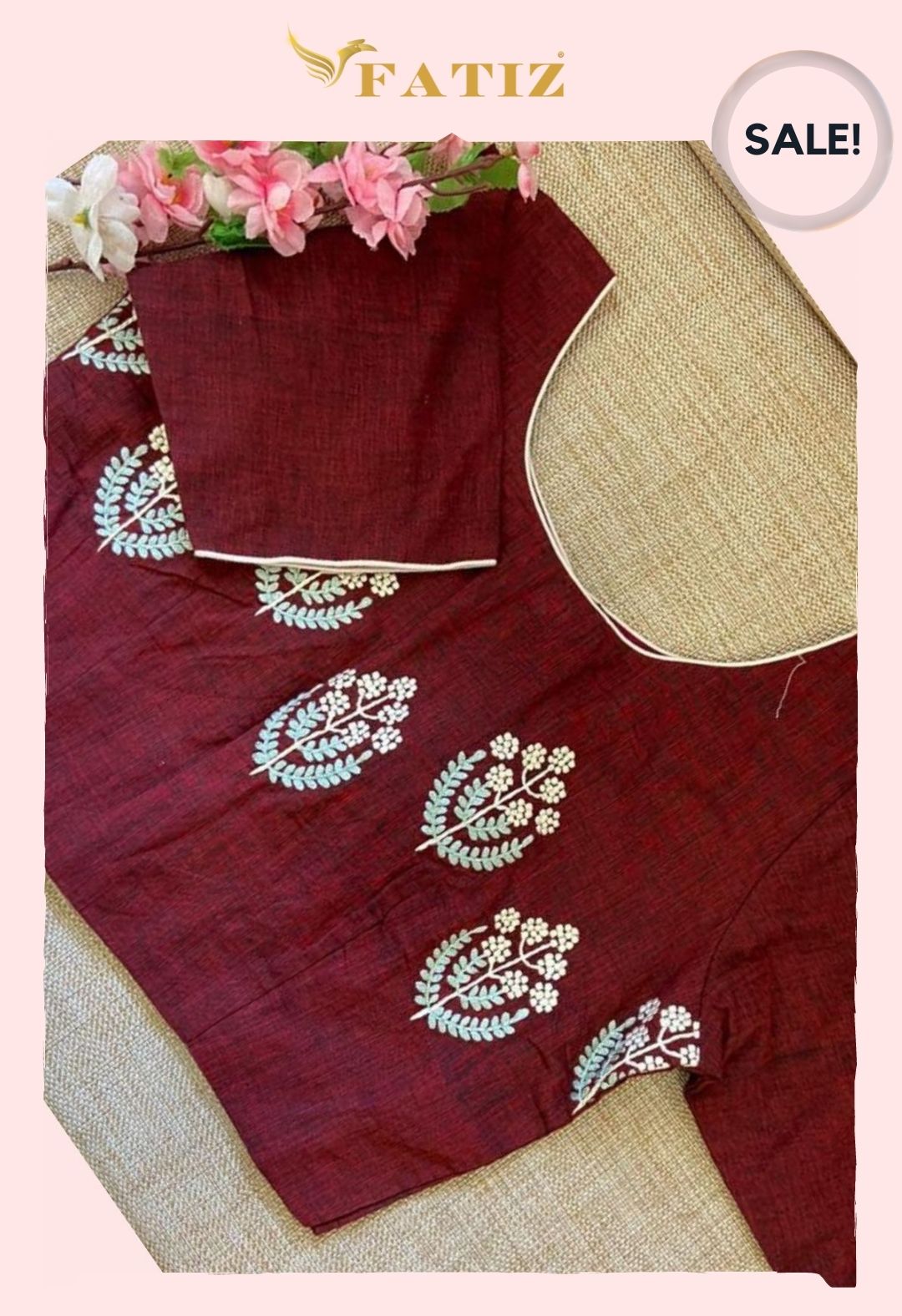 Maroon Top/Choli