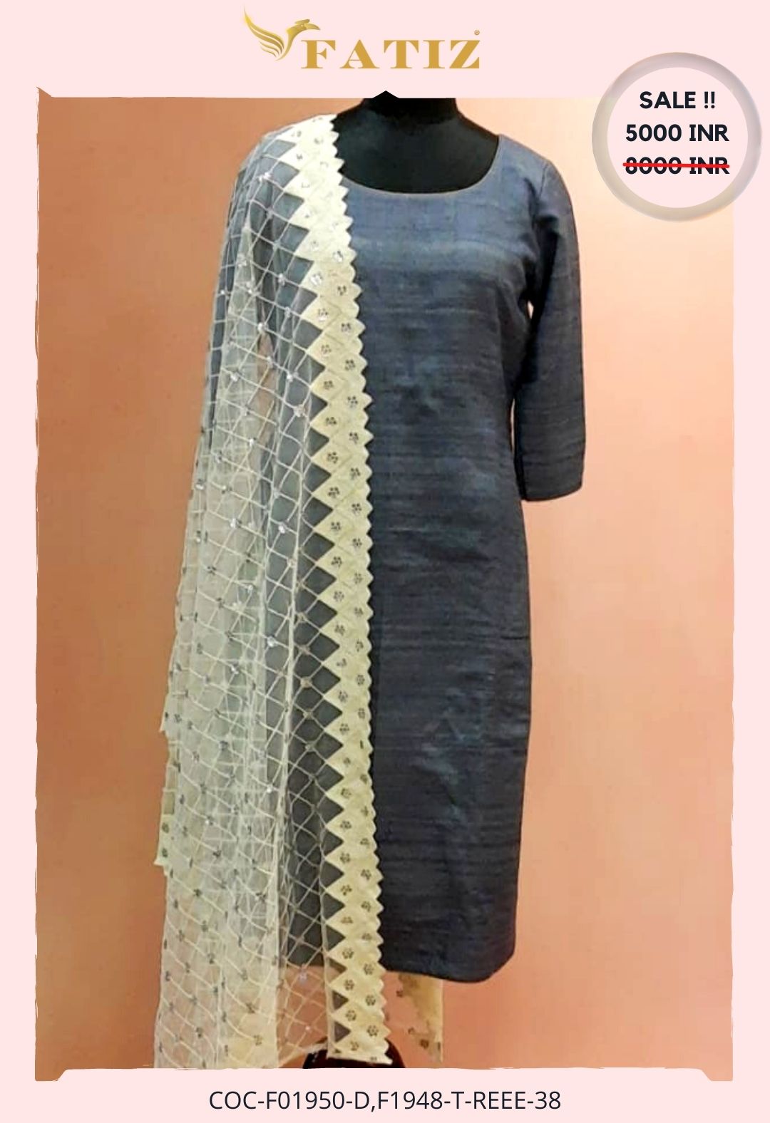 Kurta and Chikankari Dupatta