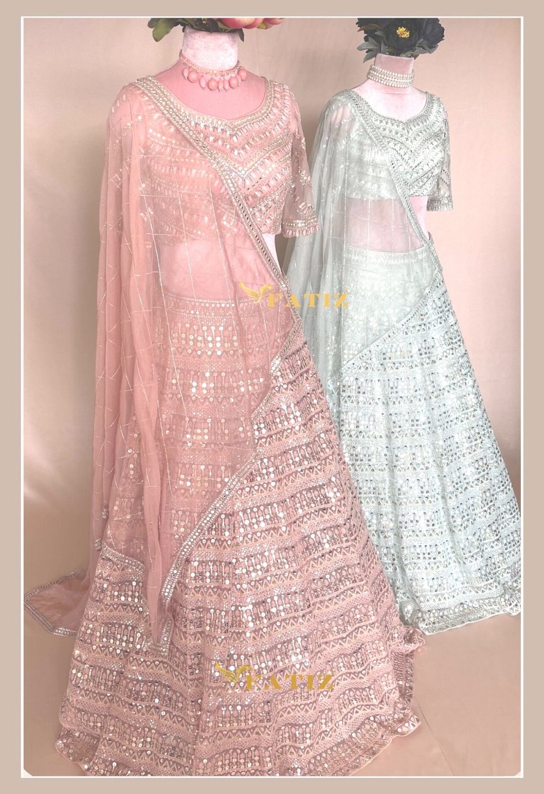 PINK - MEIRA HEAVY LEHENGA